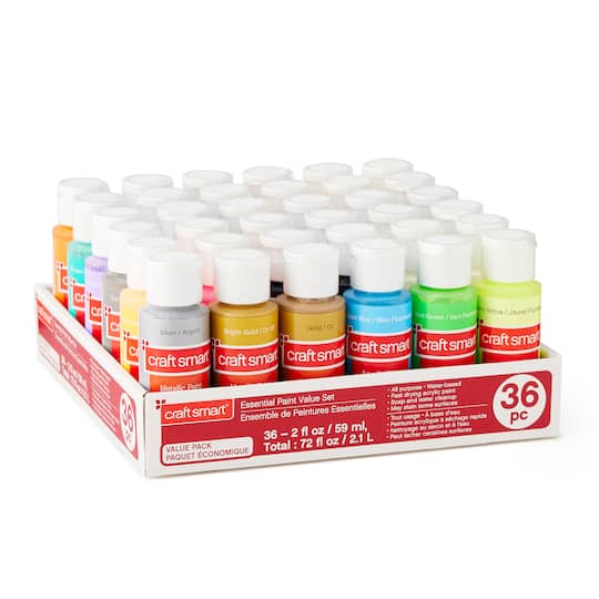 Michaels, Essential Paint Value Set by Craft Smart® – Category: Acrylic Craft Paints